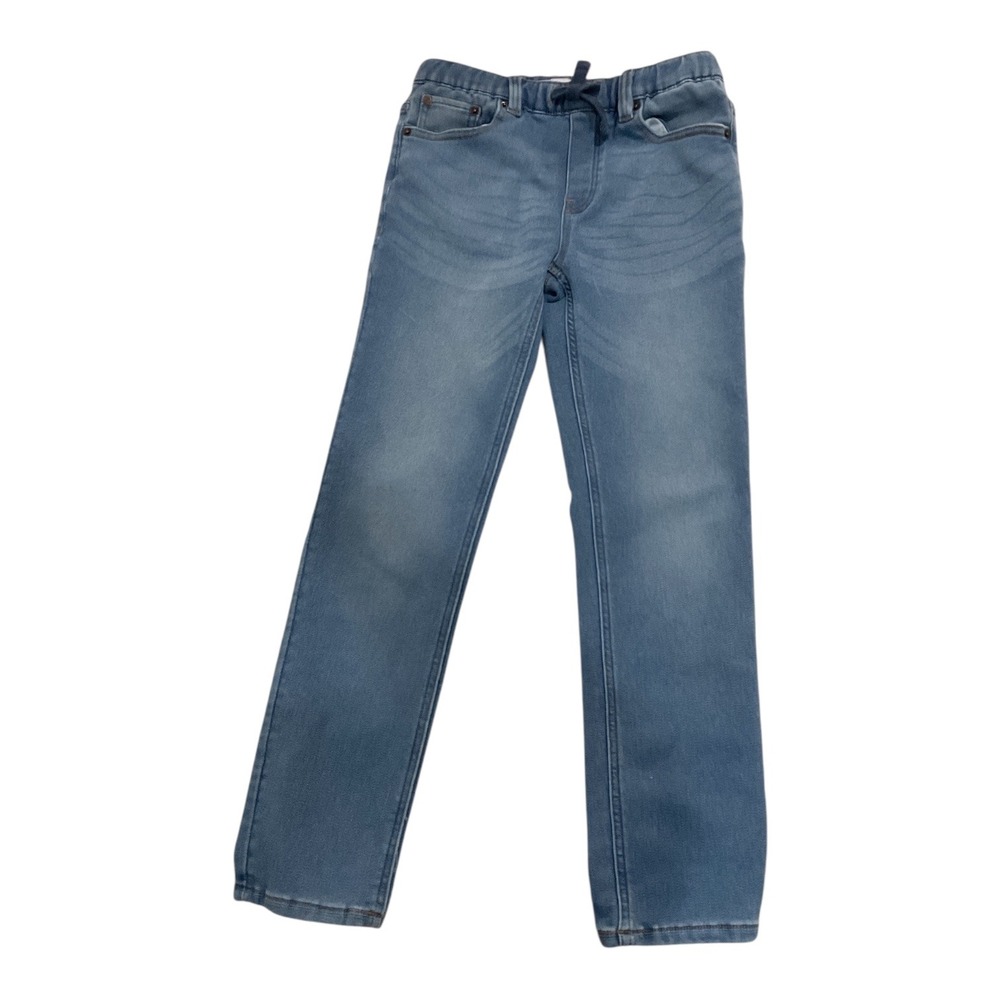 Lucky Brand Boys Medium Wash Pull On Stretch Denim Jeans Size M 10/12 Straight